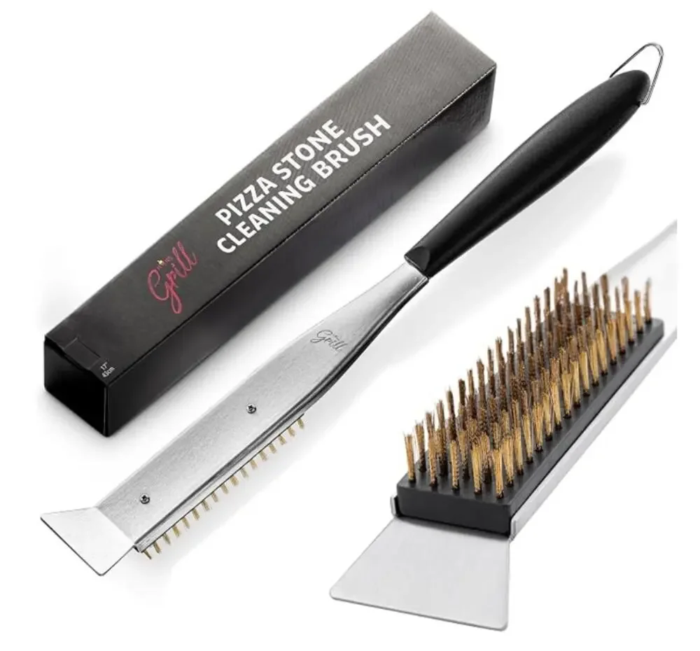 Hans Grill 2-in-1 Pizza Oven Brush & Scraper